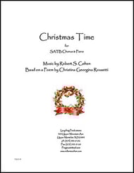 Christmas Time SATB choral sheet music cover Thumbnail